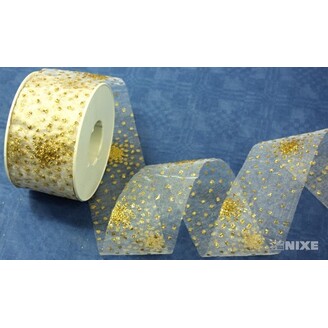 GALAXY GLITTER 1013 50mmx20m*BÍLÁ+ZLATÁ 001