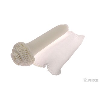 KREP VLNKA 25cmx2,5m*600 BÍLÁ