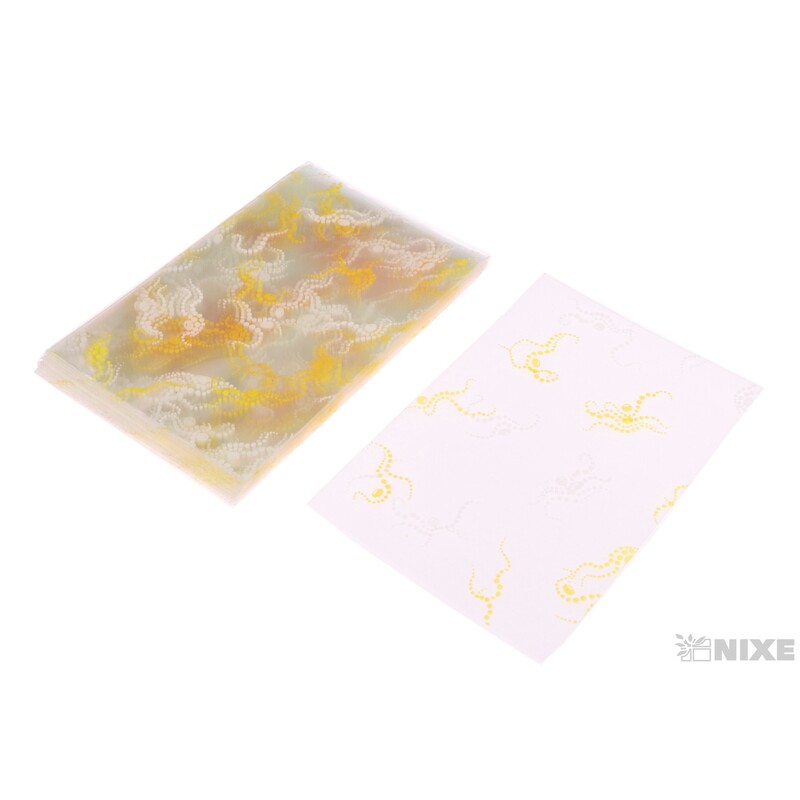 10x15cm KORÁLKY T SÁČEK*ŽLUTÁ+BÍLÁ