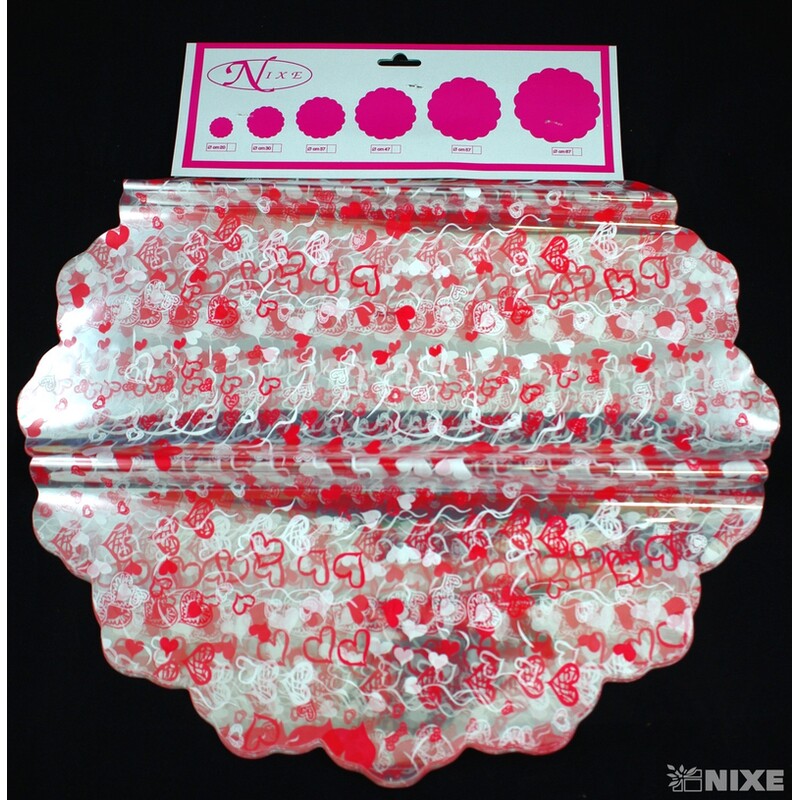 47cm SESIM RONDO*ČERVENÁ+BÍLÁ