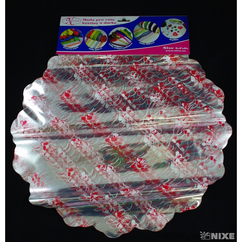 47cm SEVAL RONDO*ČERVENÁ+BÍLÁ