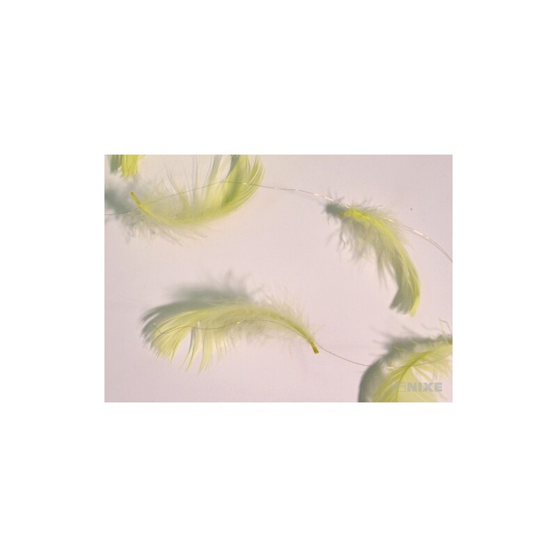 A043 PEŘÍČKA NA DRÁTKU 10m*ŽLUTÁ CITRON C03