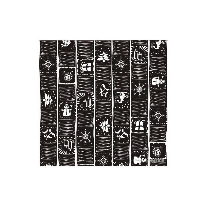 ARCH ZIMA 100x70cm*ČERVENÁ