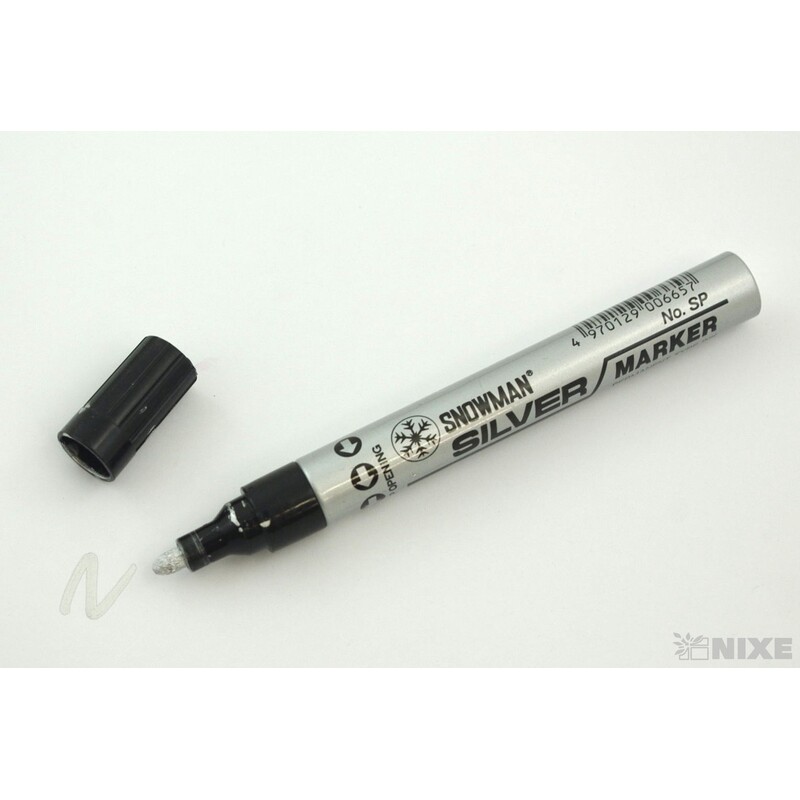 FIX SNOWMAN KULATÝ HROT*STŘÍBRNÁ