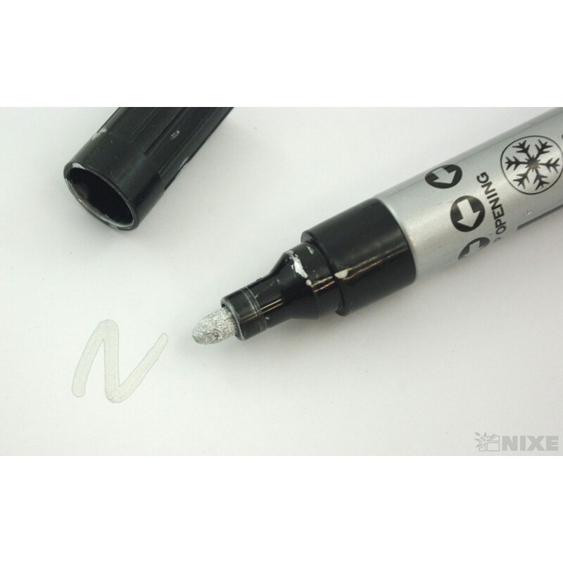 FIX SNOWMAN KULATÝ HROT*STŘÍBRNÁ