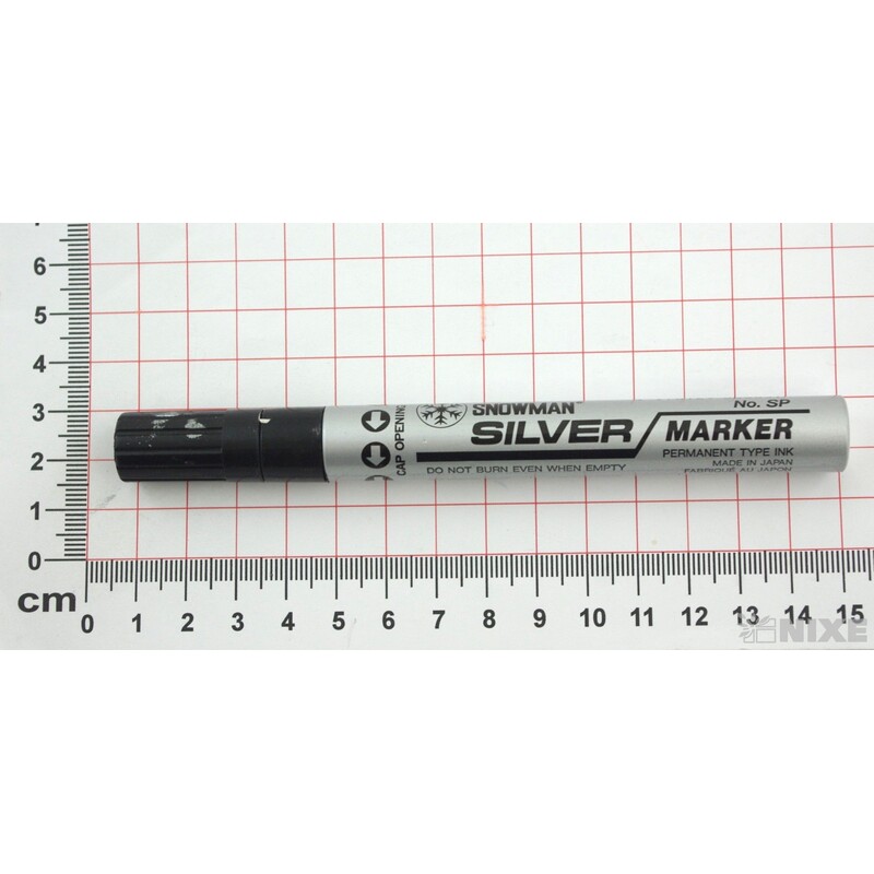 FIX SNOWMAN KULATÝ HROT*STŘÍBRNÁ