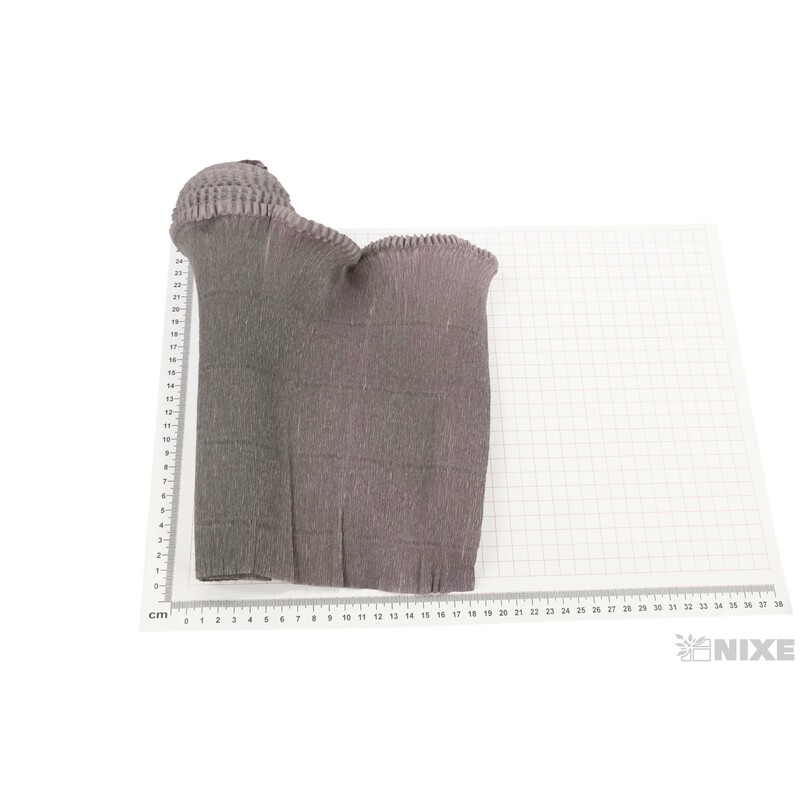 KREP VLNKA 25cmx2,5m*565 ŠEDÁ TM.