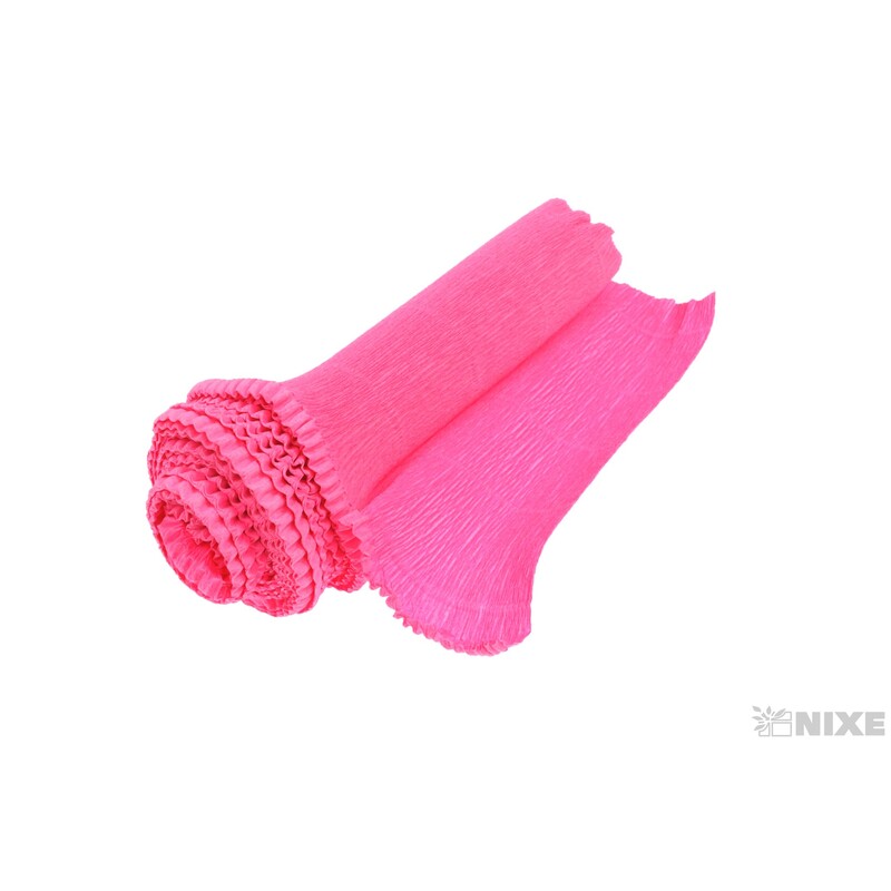 KREP VLNKA 25cmx2,5m*571 RŮŽOVÁ TM.