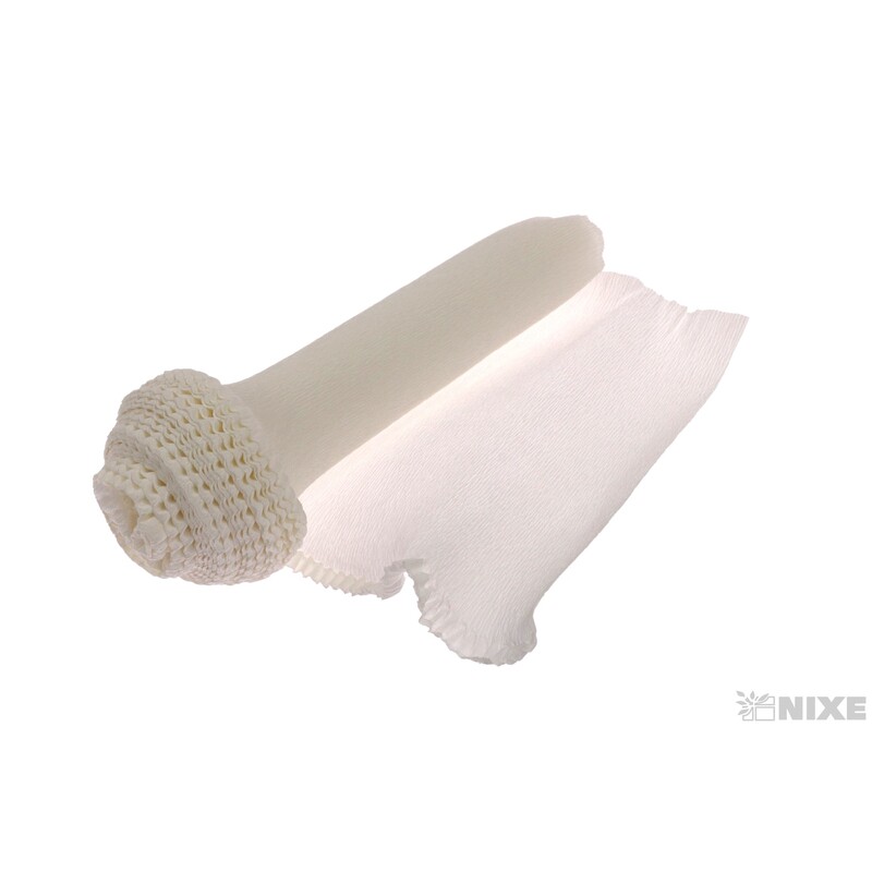 KREP VLNKA 25cmx2,5m*600 BÍLÁ