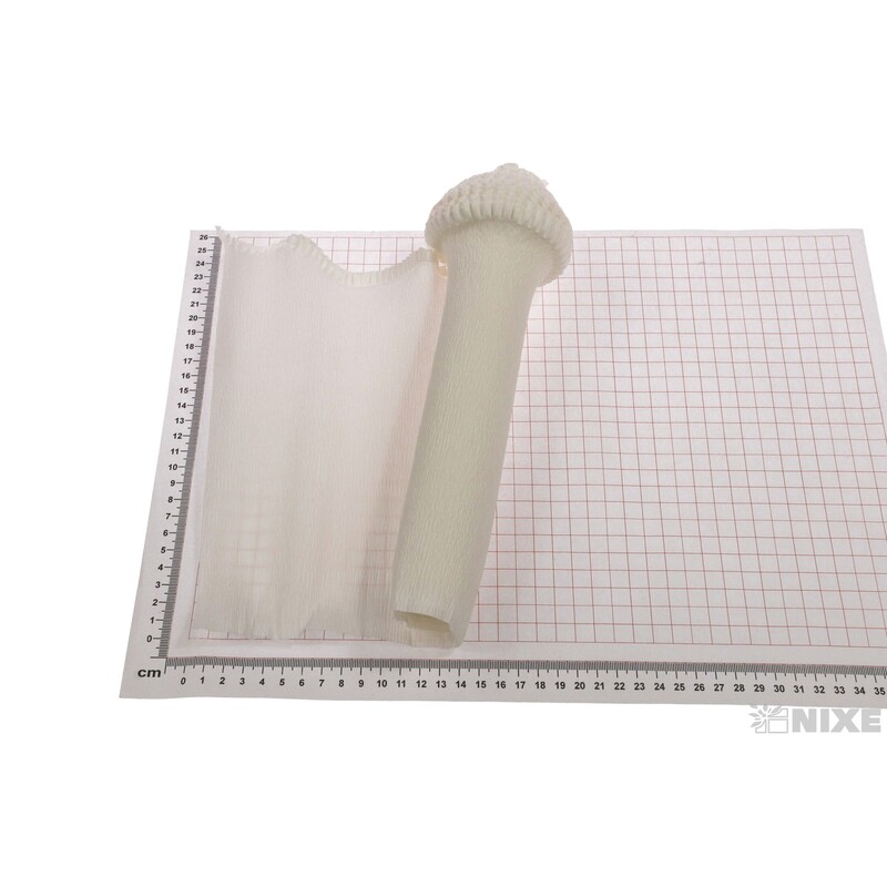 KREP VLNKA 25cmx2,5m*600 BÍLÁ