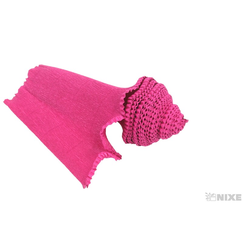 KREP VLNKA 25cmx2,5m*584 VÍNOVÁ