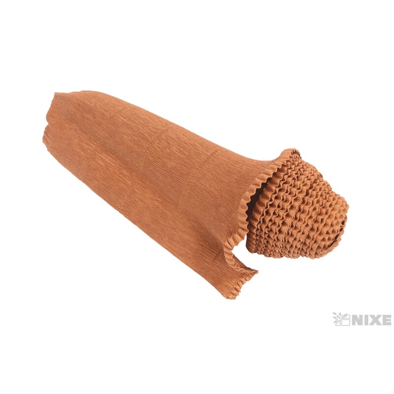 KREP VLNKA 25cmx2,5m*568 HNĚDÁ TM.