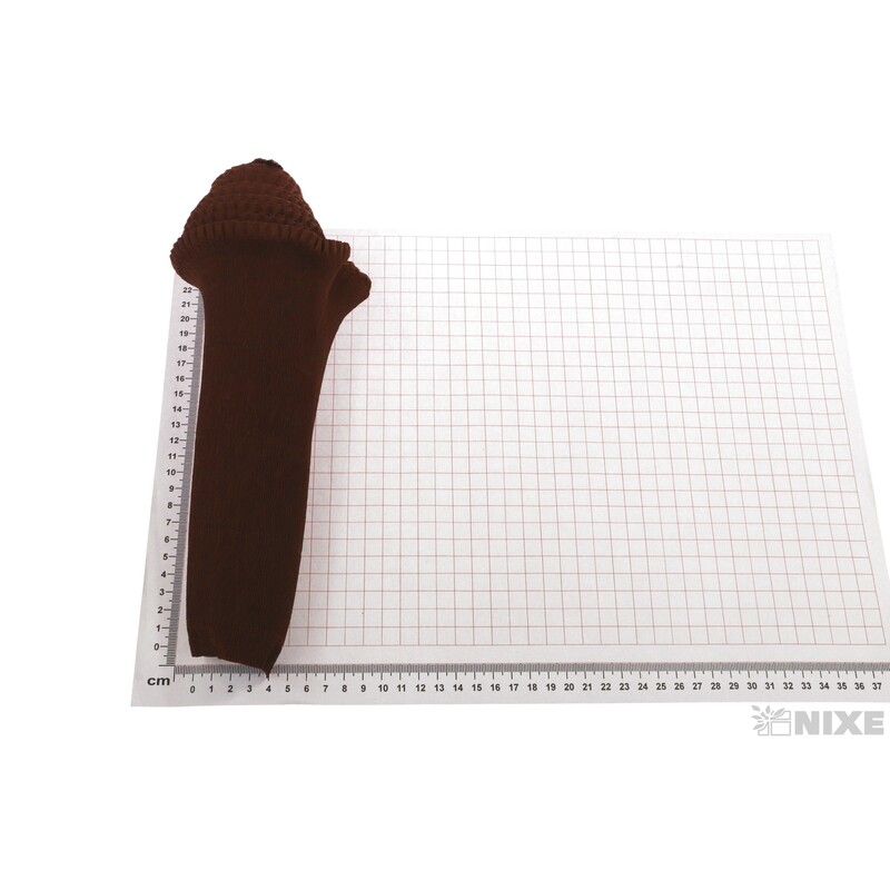 KREP VLNKA 25cmx2,5m*568 HNĚDÁ TM.