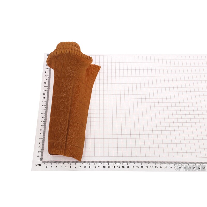 KREP VLNKA 25cmx2,5m*567 HNĚDÁ