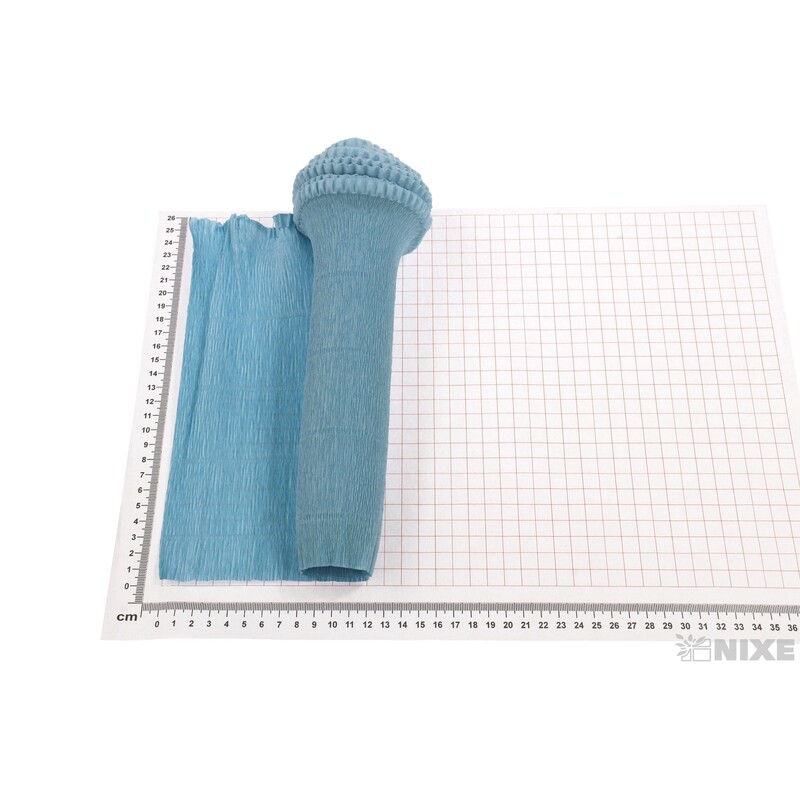 KREP VLNKA 25cmx2,5m*556 MODRÁ SV.