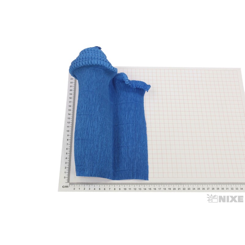 KREP VLNKA 25cmx2,5m*557 MODRÁ