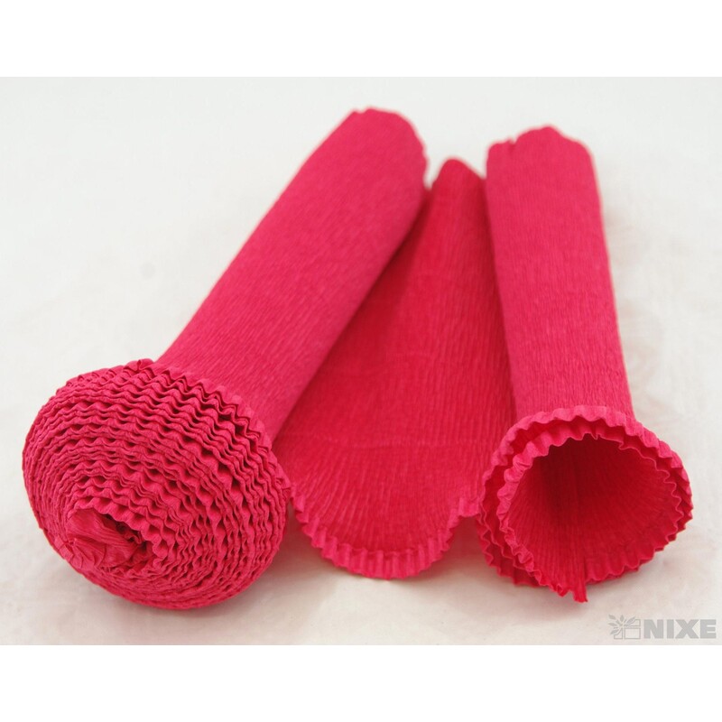 KREP VLNKA 25cmx2,5m*580 ČERVENÁ