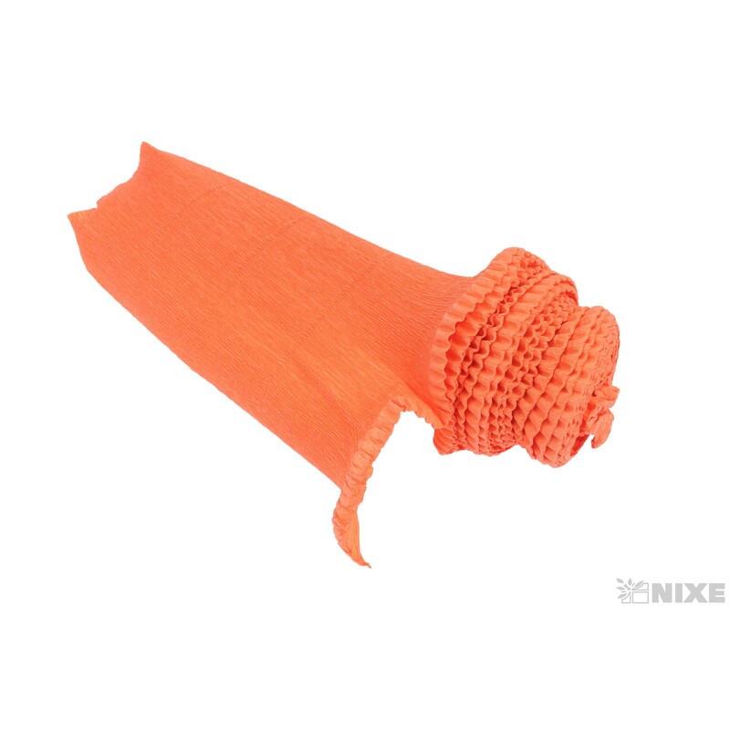 KREP VLNKA 25cmx2,5m*581 ORANŽOVÁ