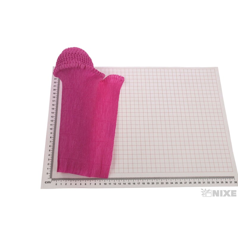 KREP VLNKA 25cmx2,5m*550 RŮŽOVÁ TM.