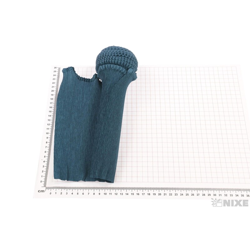 KREP VLNKA 25cmx2,5m*560 ZELENÁ LESNÍ