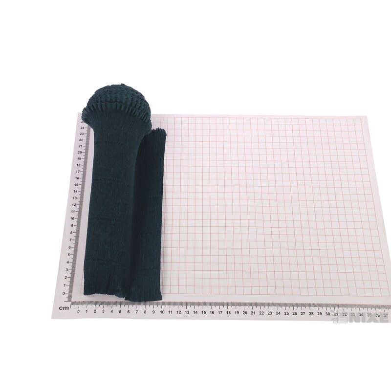 KREP VLNKA 25cmx2,5m*564 ZELENÁ TM.