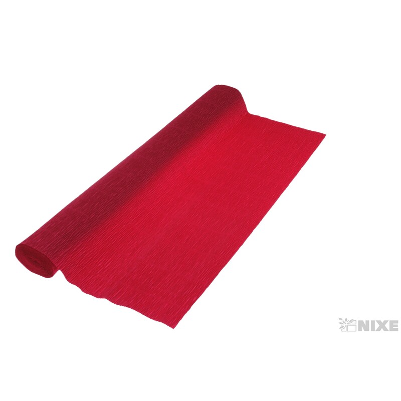 KREP 50cmx2,5m 180g*586 ČERVENÁ TM.