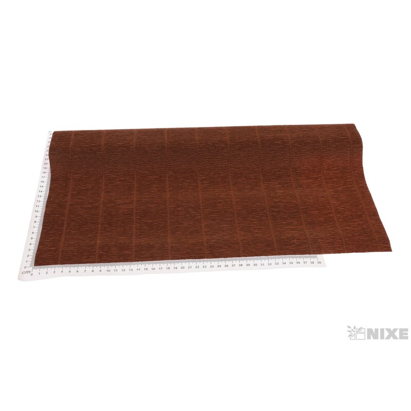 KREP 50cmx2,5m 180g*568 HNĚDÁ TM.