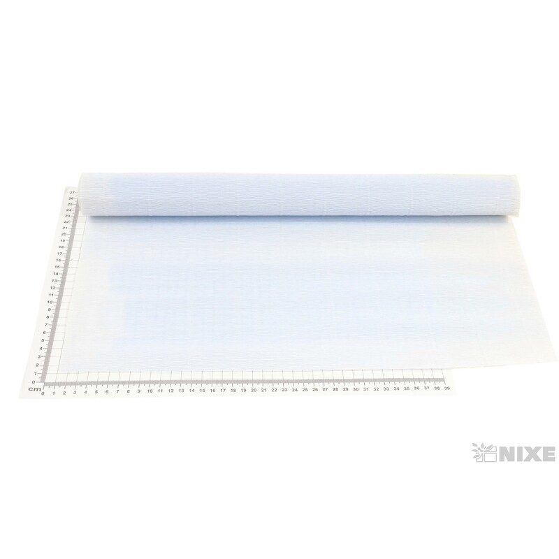 KREP 50cmx2,5m 180g*559 MODRÁ BLEDÁ