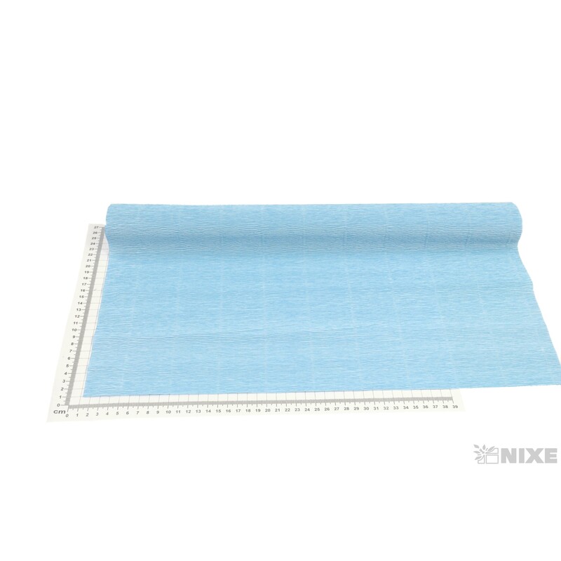 KREP 50cmx2,5m 180g*556 MODRÁ SV.