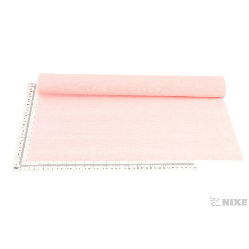 KREP 50cmx2,5m 180g*548 RŮŽOVÁ