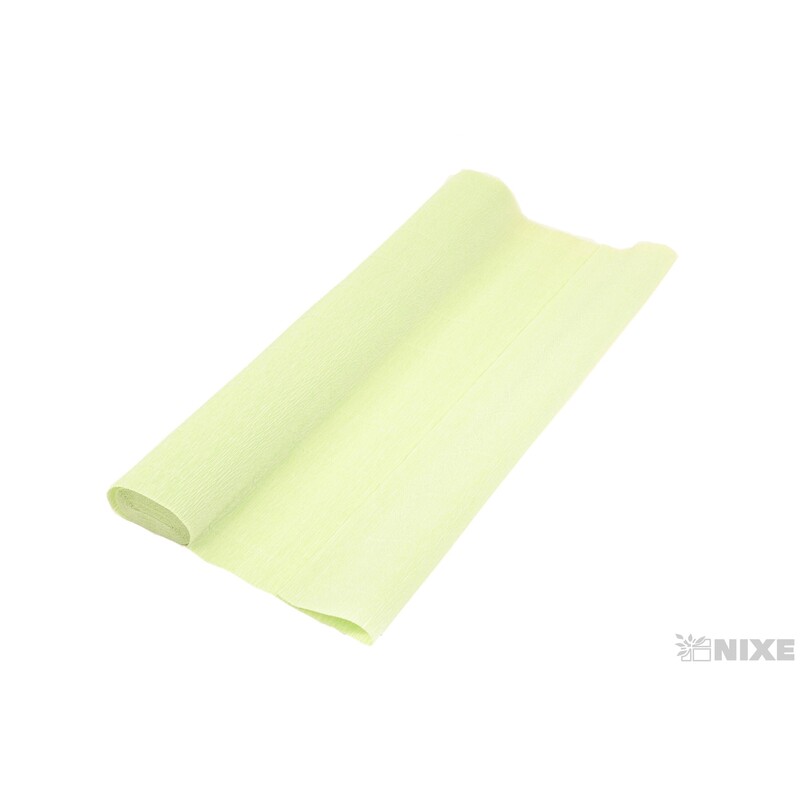 KREP 50cmx2,5m 180g*566 ZELENÁ BLEDÁ