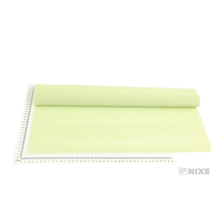 KREP 50cmx2,5m 180g*566 ZELENÁ BLEDÁ