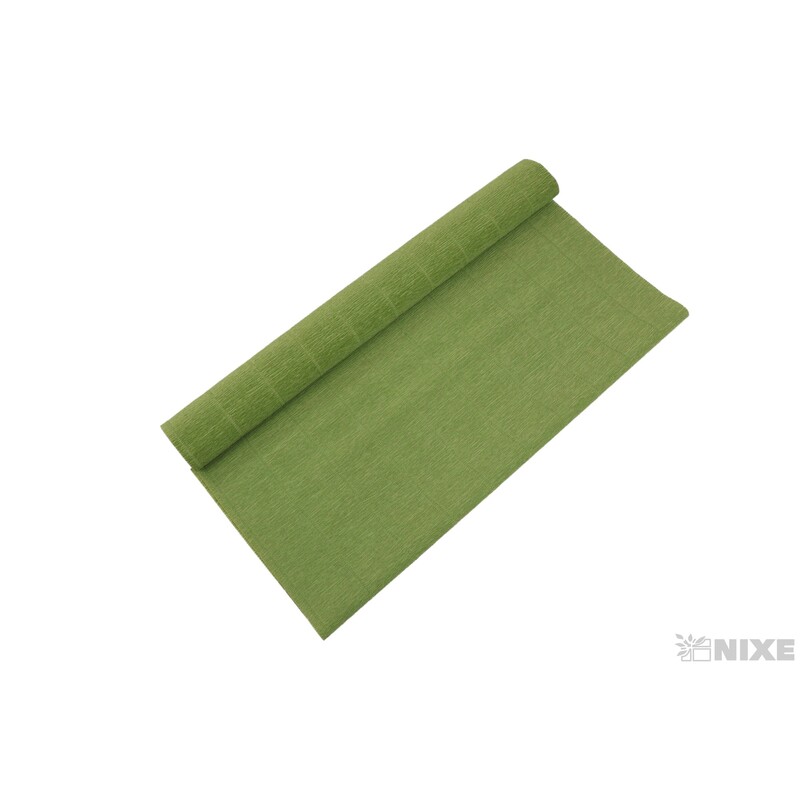 KREP 50cmx2,5m 180g*562 ZELENÁ OLIVOVÁ