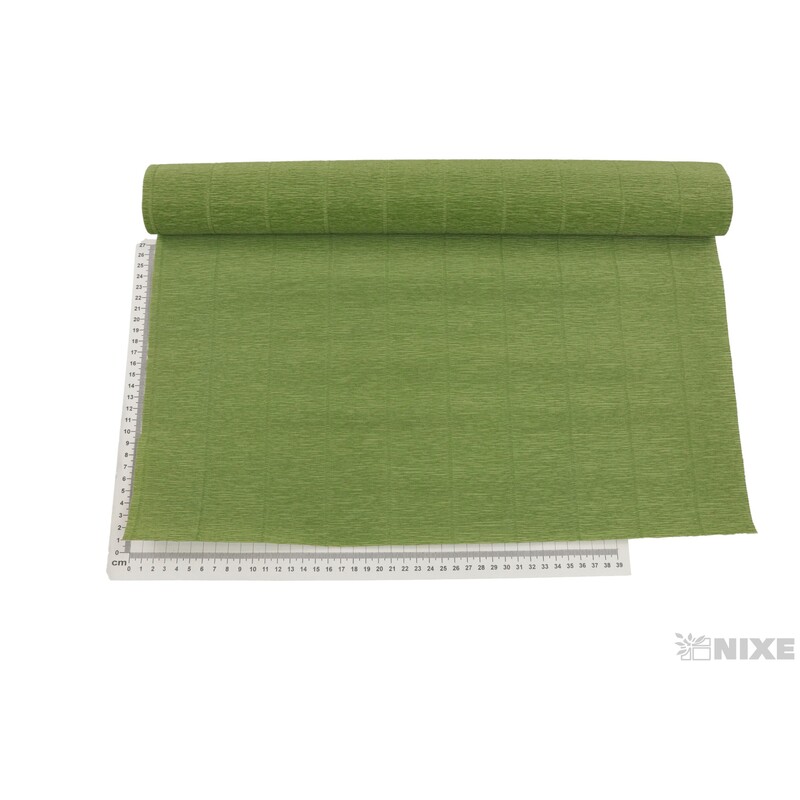 KREP 50cmx2,5m 180g*562 ZELENÁ OLIVOVÁ