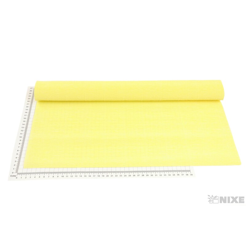 KREP 50cmx2,5m 180g*574 ŽLUTÁ SV.