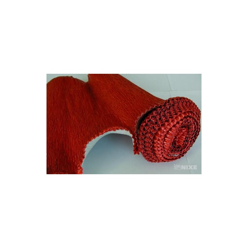 KREP VLNKA 25cmx2,5m METAL*803 ČERVENÁ