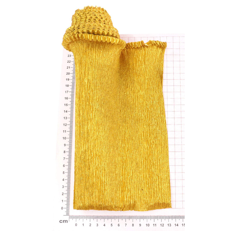 KREP VLNKA 25cmx2,5m METAL*801 ZLATÁ