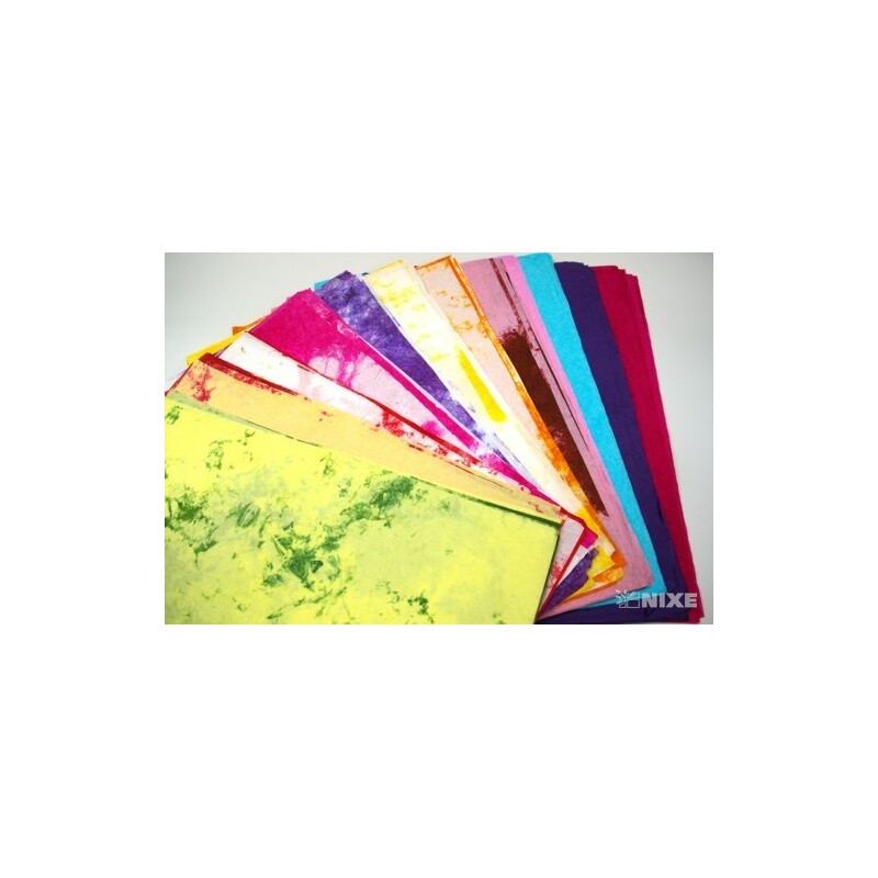 PAPÍR BATIKA 60x80cm*MIX BAREV