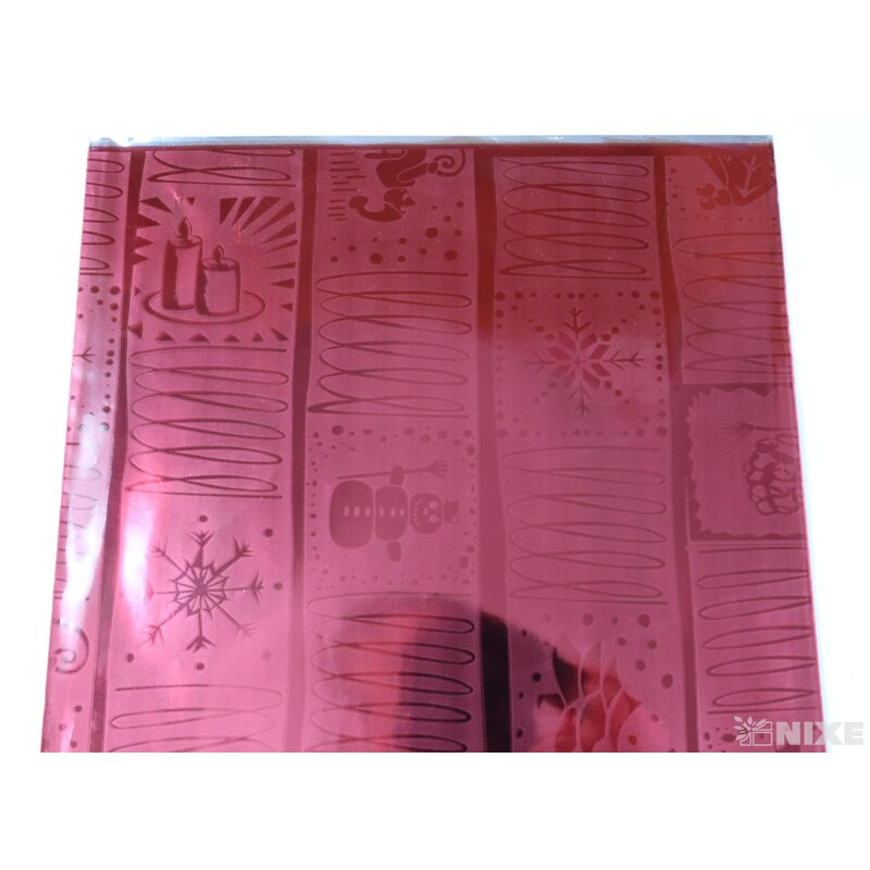 20x35cm ZIMA BT SÁČEK*ČERVENÁ