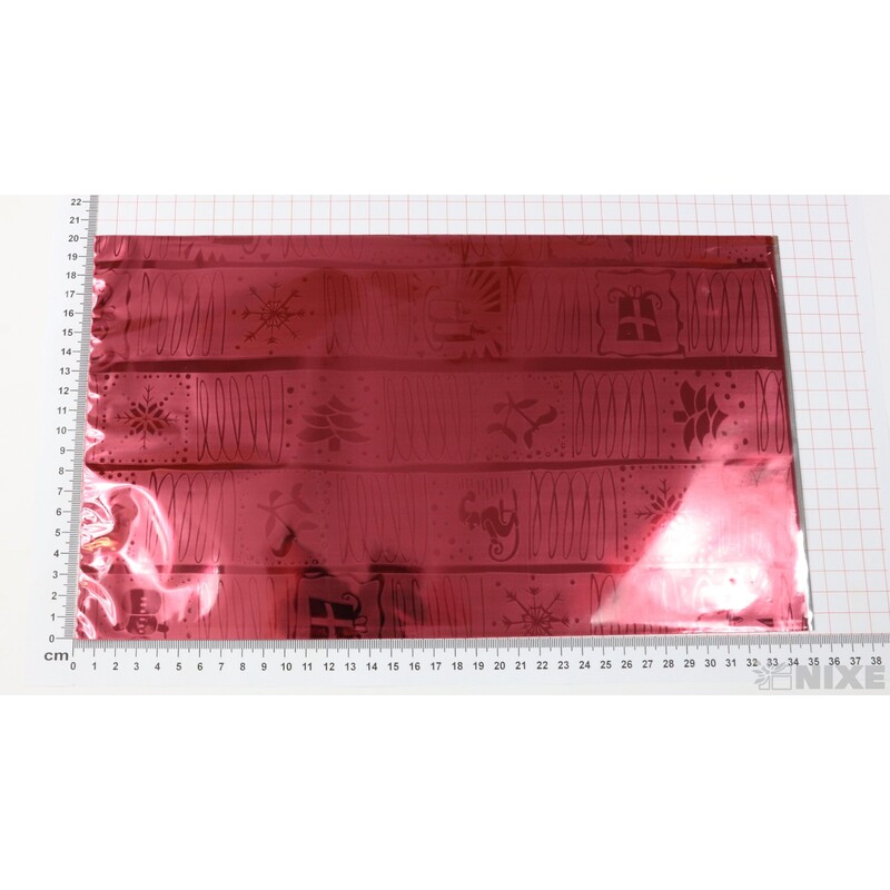 20x35cm ZIMA BT SÁČEK*ČERVENÁ