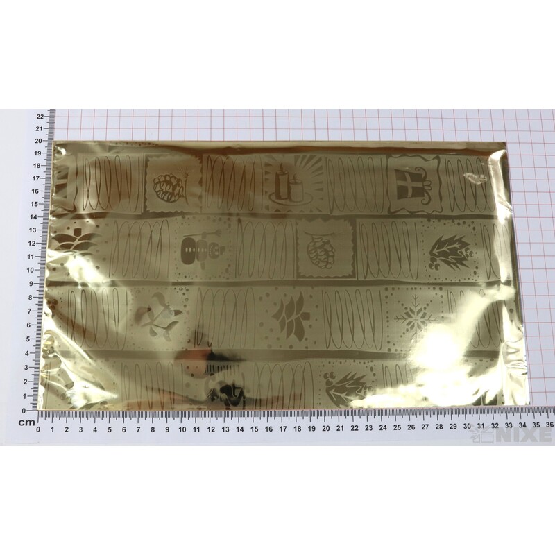 20x35cm ZIMA BT SÁČEK*ZLATÁ