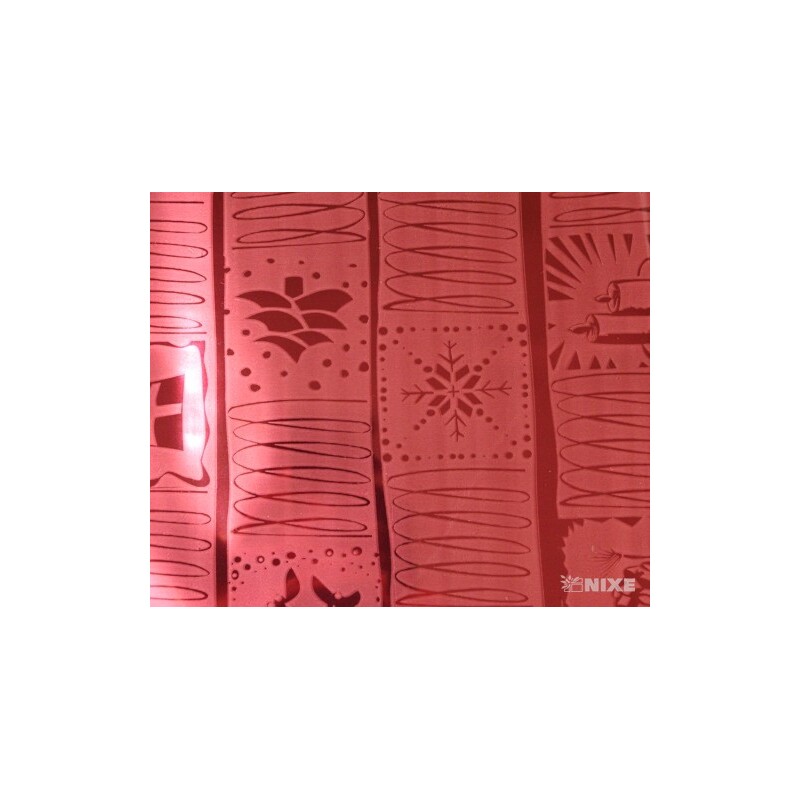 25x35cm ZIMA BT SÁČEK*ČERVENÁ