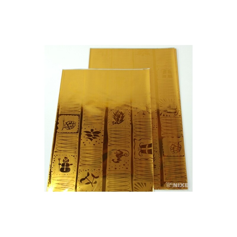 25x35cm ZIMA BB SÁČEK*ZLATÁ V+