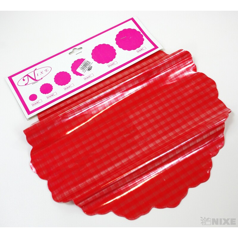 37cm KOSTKA T RONDO*ČERVENÁ V+