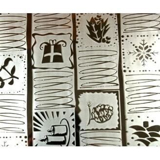 ROLE ZIMA 70cmx50m*STŘÍBRNÁ