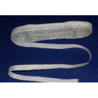 TAFT POLYE.REX 06mmx10m*STŘÍBRNÁ