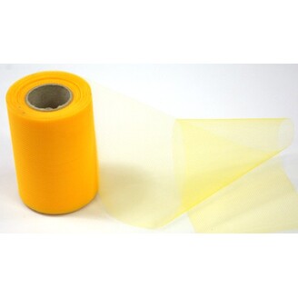 TULLE 1299 10cmx25m*ŽLUTÁ 020 V+