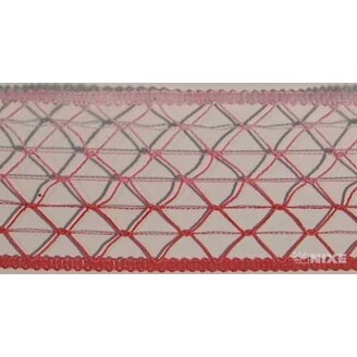 W087 STUHA 50mmx10m*RŮŽOVÁ+ČERVENÁ 61360