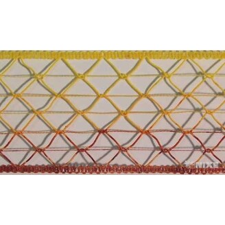 W087 STUHA 50mmx10m*ŽLUTÁ+HNĚDÁ 61361