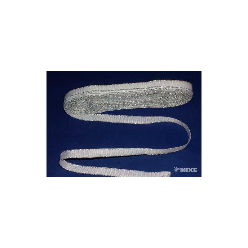 TAFT POLYE.REX 06mmx10m*STŘÍBRNÁ